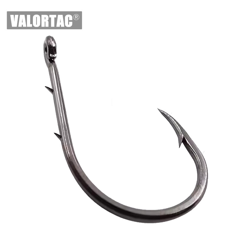 nokk Konks kahekordse söödahoidjaga ogadega 12 tk / palju sööta Suure süsinikusisaldusega terasest Chimical Sharpen okastkonksud