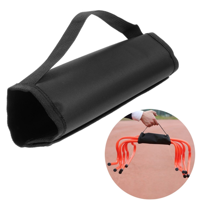 1 tk tõkkejooks Jalgpalli hoiuruum Tõkkejooksu jalgpall Agility riidekomplekt konteineri ümbris, treeningvarustuse kandja tarvikud