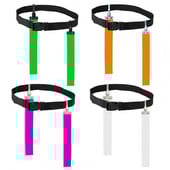 Steagul sport Fotbal chingă Steagul din talie Culoare strălucitoare Reglabil Competiție Antrenament PVC fotbal american Steagul din talie pentru sport