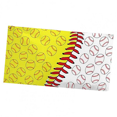 Rannakekk Kiirelt kuivav kompaktne ujumisrätik Sporditarvikud Mugav pesapallitrükiga mikrokiust rannarätik pestav