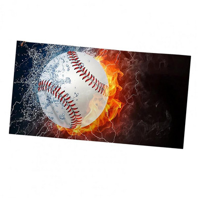 Rannakekk Kiirelt kuivav kompaktne ujumisrätik Sporditarvikud Mugav pesapallitrükiga mikrokiust rannarätik pestav