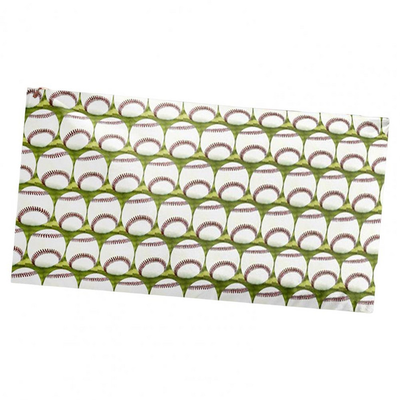 Rannakekk Kiirelt kuivav kompaktne ujumisrätik Sporditarvikud Mugav pesapallitrükiga mikrokiust rannarätik pestav