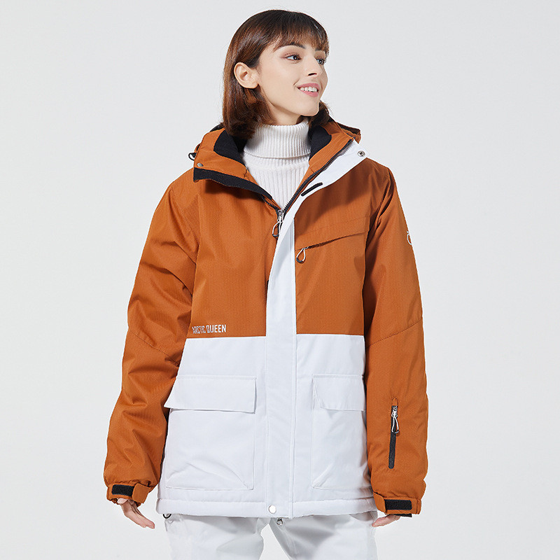 Suusakostüüm, naiste meeste korea stiilis suusakostüüm, talvine õuesoe, paks lumelaua suusakostüüm