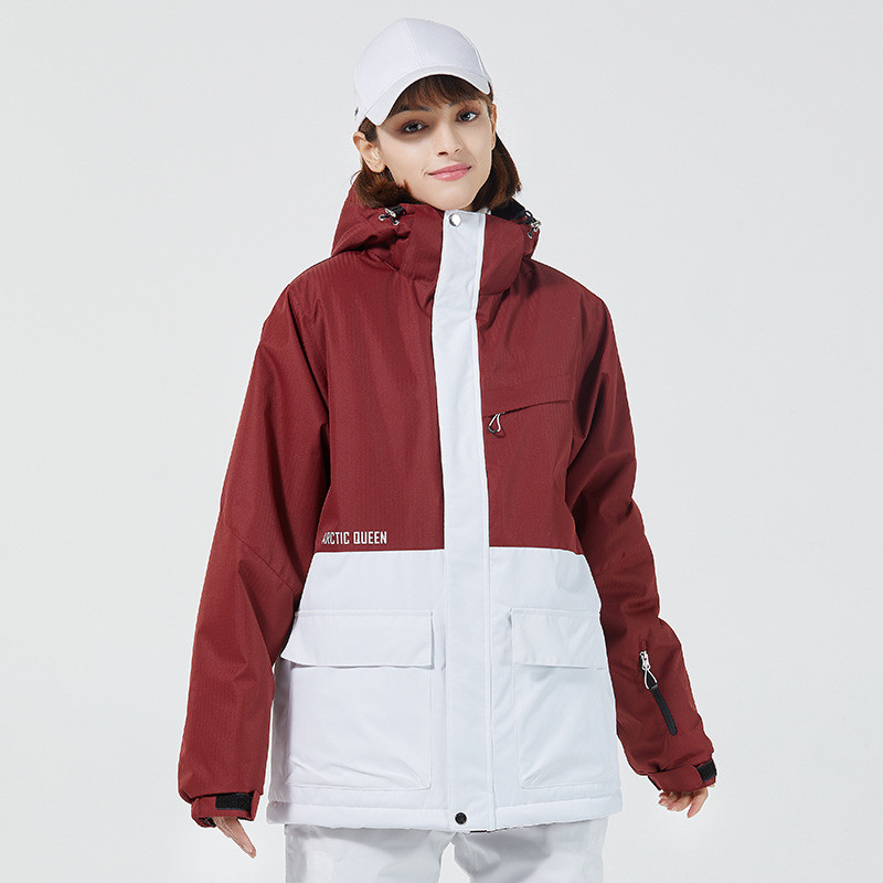 Suusakostüüm, naiste meeste korea stiilis suusakostüüm, talvine õuesoe, paks lumelaua suusakostüüm