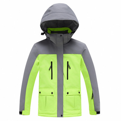 Jachetă de schi impermeabilă, rezistentă la vânt, pentru băiat și fată, jachetă de snowboard, haine calde pentru zăpadă, cochilie de schi nouă, jachetă de schi de iarnă în aer liber
