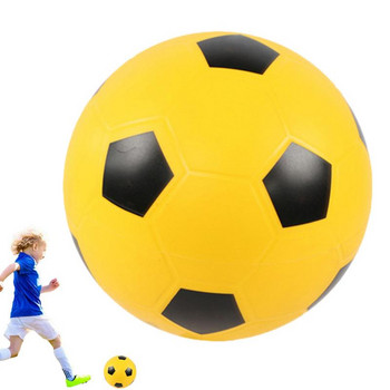 Безшумна топка за закрито PVC без покритие Мека футболна топка с висока плътност Безшумна подскачаща топка Тиха тренировъчна топка за домашни тренировки нова