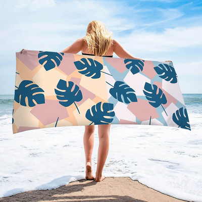 Mikropluošto paplūdimio rankšluostis Itin lengvas Boho afrikietiško rašto vonios rankšluostis, atsparus smėliui rankoms berniukams, dideliems baseino plūduriams vaikams