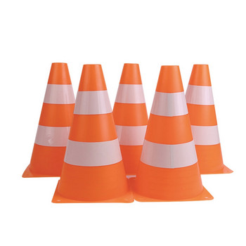 23CM Traffic Cone Προειδοποιητική πινακίδα οδικής ασφάλειας Αποκλεισμός ποδοσφαίρου Οδόφραγμα ποδοσφαιρικού συλλόγου Μόνιμη μπλοκ για προπόνηση Προπονητική αθλητική κώνος