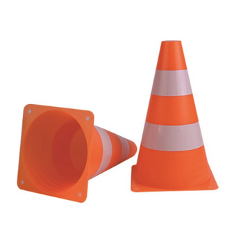23CM Traffic Cone Προειδοποιητική πινακίδα οδικής ασφάλειας Αποκλεισμός ποδοσφαίρου Οδόφραγμα ποδοσφαιρικού συλλόγου Μόνιμη μπλοκ για προπόνηση Προπονητική αθλητική κώνος