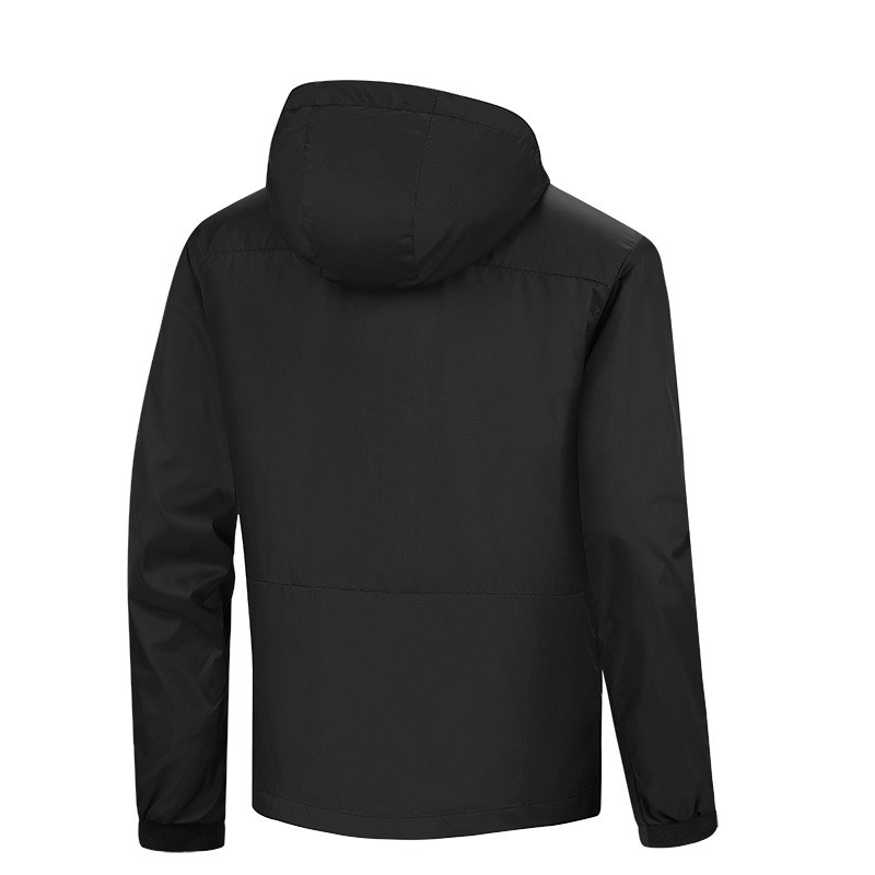 Muški hoodie s kapuljačom Proljetni i jesenski stil Kardigan Jakna s patentnim zatvaračem Jednobojna ležerna sportska odjeća Trend muške jakne Tanak stil