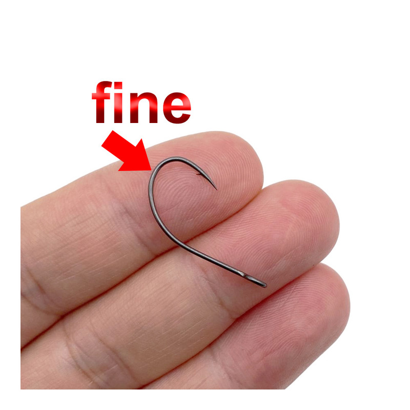 50Pcs 8001# γάντζος δελεασμού μεγάλος γάντζος ματιών Λεπτές λωρίδες γάντζος πούλιες Διαχείριση και πληρωμή Στόμα αλόγων IOU γάντζος ψαριού μανταρίνι