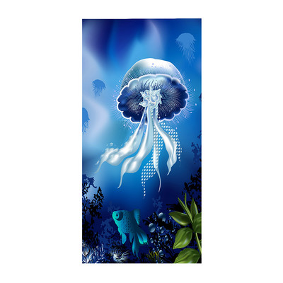 Prosoape de plajă din microfibră Prosoape de baie ultra ușoare albastre Pături de plajă rezistente la nisip Flotoare de plajă gigantice Piscine pentru copii