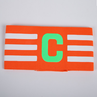 1 buc. Meci de fotbal Căpitan C Word Mark Bandără Pastă Team Leader C Word Nylon Ajustabil pentru fotbal Accesorii sportive Unisex