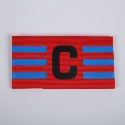 1 buc. Meci de fotbal Căpitan C Word Mark Bandără Pastă Team Leader C Word Nylon Ajustabil pentru fotbal Accesorii sportive Unisex