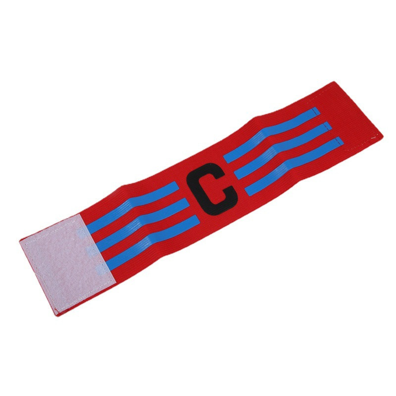 1 buc. Meci de fotbal Căpitan C Word Mark Bandără Pastă Team Leader C Word Nylon Ajustabil pentru fotbal Accesorii sportive Unisex