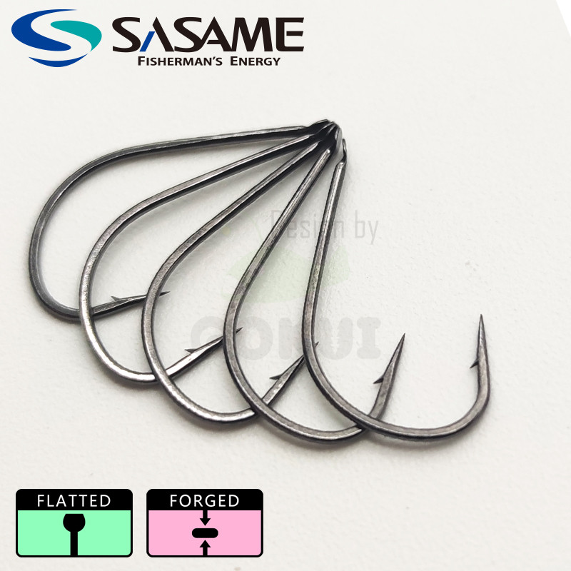 SASAME Chinta Finess õngekonks kõrge süsinikusisaldusega terasest Jaapani originaal kalakonks, okastraat, peen varre lapik kalastustarvikud