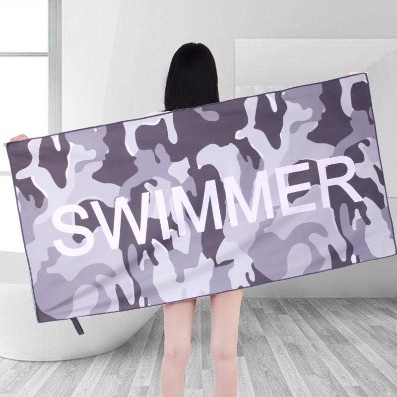 Πετσέτα μπάνιου που αναπνέει, απορροφητική πετσέτα γυμναστικής, φιλική προς το δέρμα, πετσέτα μπάνιου από μικροΐνες, που στεγνώνει γρήγορα μαλακή πετσέτα θαλάσσης