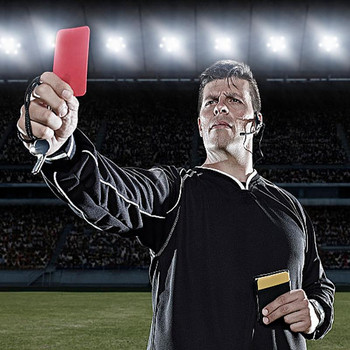 Съдийски карти 2бр. Комплект леки съдийски наказателни карти Професионален футболен червен и жълт картон Многофункционален спорт