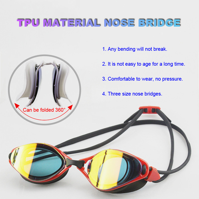 XUNYOU meeste naiste ujumisprillide võistlus Silikageeli ujumisprillid Uduvastane Võistlus Basseinitarvikute hulgimüük