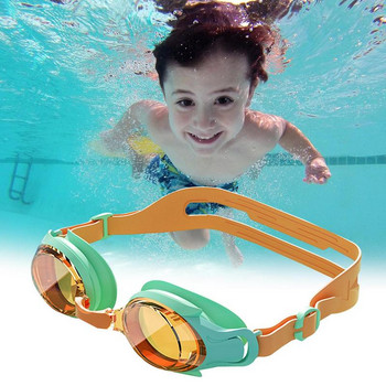 Детски очила за плуване Водоустойчиви против замъгляване Устойчиви на теч HD очила за плуване Детски очила за прохождане Професионални очила за гмуркане Плуване