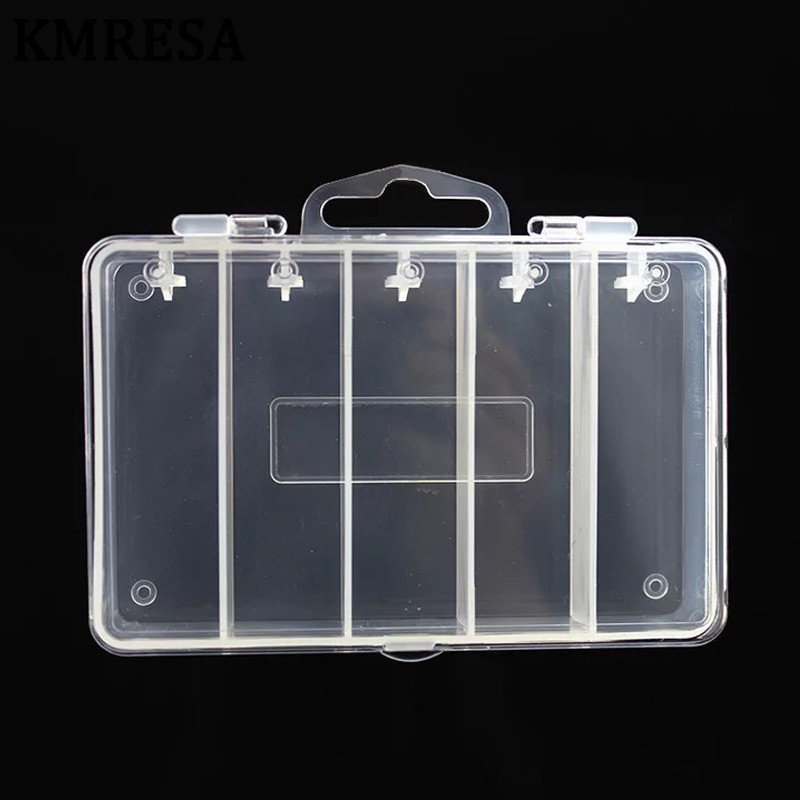KMRESA 5 skyriai Dėklas Muselinės žvejybos masalai Šaukštas Kabliukas Masalo reikmenys Kištuko dėžutė Vandeniui atspari žvejybos reikmenys Boksas Pesca
