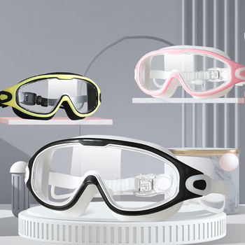 Професионални очила за плуване Очила против замъгляване Очила за плуване Възрастни Очила за гмуркане с шнорхел Регулируем бинокъл Очила за вода