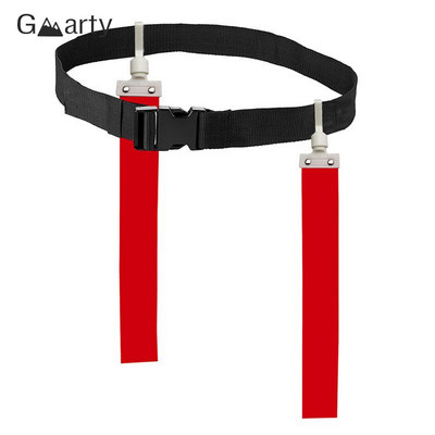 Ρυθμιζόμενη ζώνη προπόνησης αγώνων αμερικανικού ποδοσφαίρου με σημαία ράγκμπι λουράκι μέσης