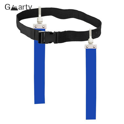 Ρυθμιζόμενη ζώνη προπόνησης αγώνων αμερικανικού ποδοσφαίρου με σημαία ράγκμπι λουράκι μέσης