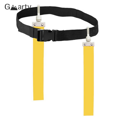 Ρυθμιζόμενη ζώνη προπόνησης αγώνων αμερικανικού ποδοσφαίρου με σημαία ράγκμπι λουράκι μέσης