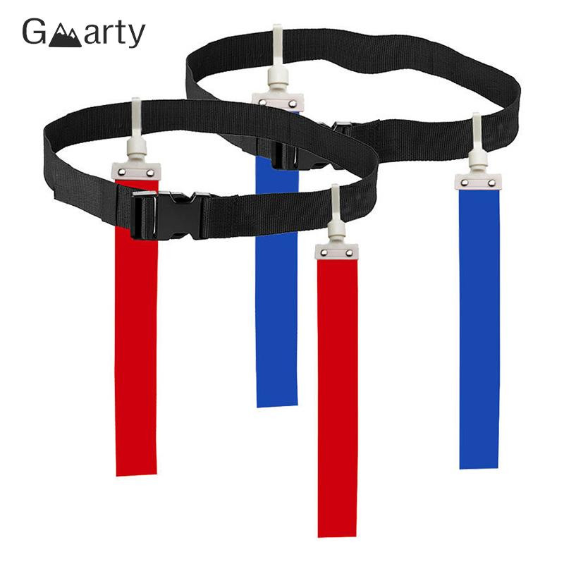 Ρυθμιζόμενη ζώνη προπόνησης αγώνων αμερικανικού ποδοσφαίρου με σημαία ράγκμπι λουράκι μέσης