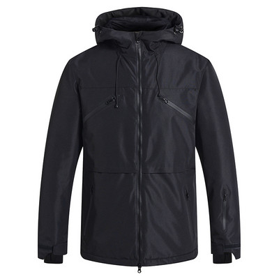 Ζεστό και αδιάβροχο μπουφάν για γυναίκες αντιανεμικό παλτό σκι Υπαίθριο ποδήλατο σκι Camping Winter Purple Λευκό