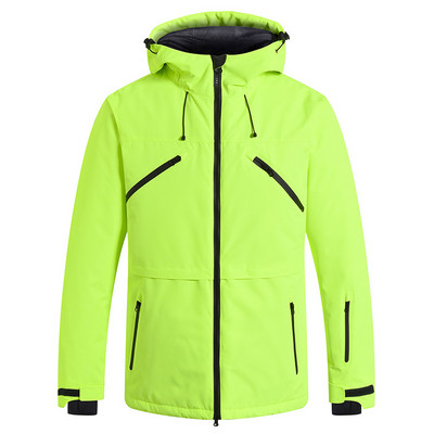 Ζεστό και αδιάβροχο μπουφάν για γυναίκες αντιανεμικό παλτό σκι Υπαίθριο ποδήλατο σκι Camping Winter Purple Λευκό