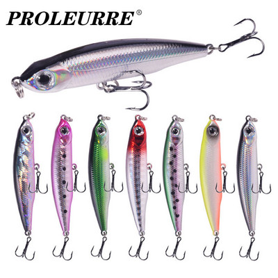 1 τεμ. Δονούμενο μολύβι βυθίσματος​ Fishing Lures 6,3 cm 6 γραμμάρια Wobbles Πλαστικό Τεχνητό Σκληρό Δόλωμα με 10# γάντζο​ για Αντιμετώπιση μπάσου