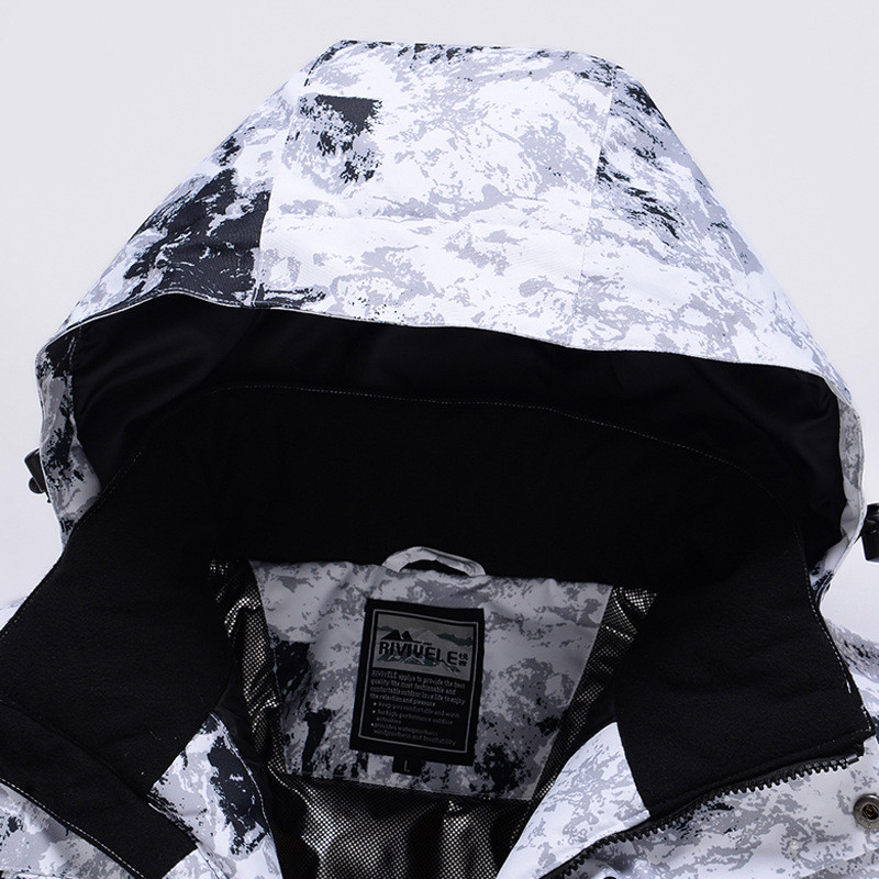 2022. aasta uus mitme taskuga kapuutsiga suusakostüüm tuule- ja veekindel