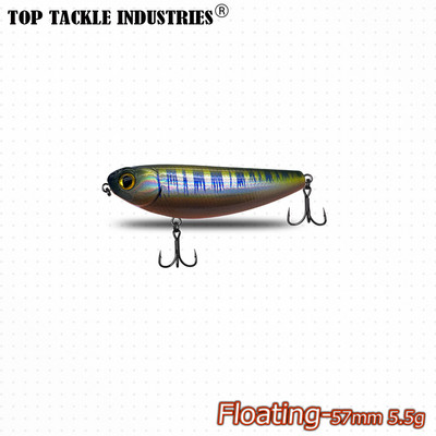 Topwater ujuvad pliiatsi voblerid 5 g 10 g 15 g kalapüügi landid Bass Surface Stickbait Kunstlikud kõndimissöödad Trolling Pesca 50