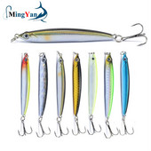 1 tk Kvaliteetne Thrill Stick püügilant 7 cm 10 g vajuv pliiats, pikk heitgaas Shad Minnow kunstsööda haugi landid