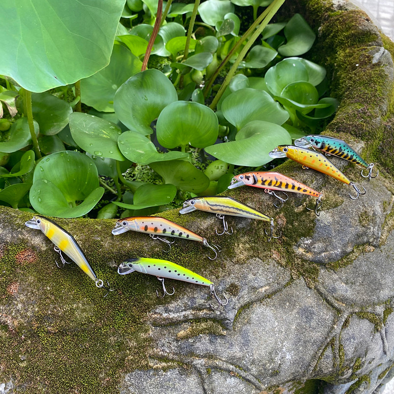 Vruća japanska kvaliteta Pesca Stream Fishing Lure D-contact 63mm 7g Sinking Minnow Umjetni tvrdi mamac za pastrv grgeč Štuka Losos