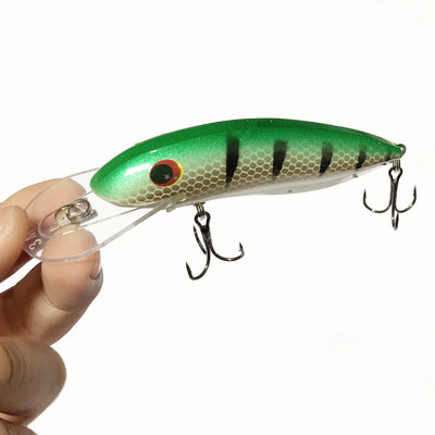 1vnt Minnow žvejybos masalas 10,5 cm 13,4 g plūduriuojantis kietas dirbtinis masalas lydekos ešerio upėtakio vobleriai žūklės reikmenys