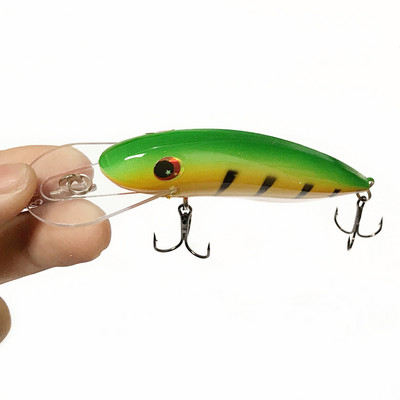 1vnt Minnow žvejybos masalas 10,5 cm 13,4 g plūduriuojantis kietas dirbtinis masalas lydekos ešerio upėtakio vobleriai žūklės reikmenys