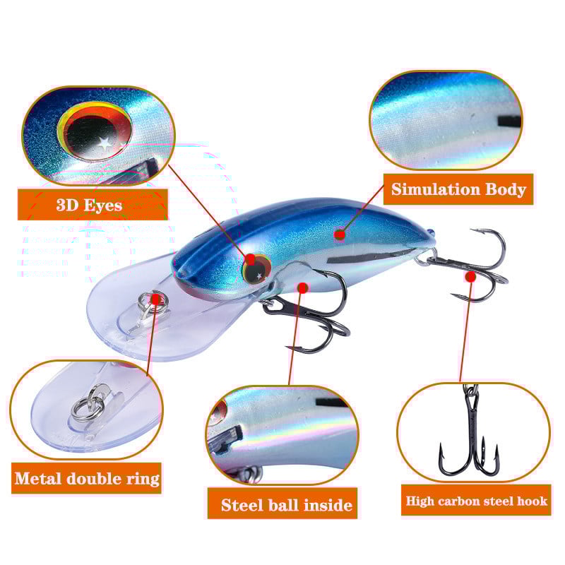 1vnt Minnow žvejybos masalas 10,5 cm 13,4 g plūduriuojantis kietas dirbtinis masalas lydekos ešerio upėtakio vobleriai žūklės reikmenys