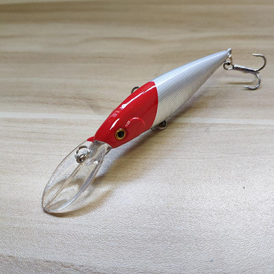 NAUJAS 11 cm 10,5 g kietas masalas Minnow Streak žvejybos masalai Bass Fresh Water Hook Nardymo ešeriai Vobleris Jerkbait