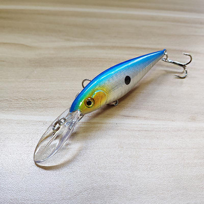 NAUJAS 11 cm 10,5 g kietas masalas Minnow Streak žvejybos masalai Bass Fresh Water Hook Nardymo ešeriai Vobleris Jerkbait