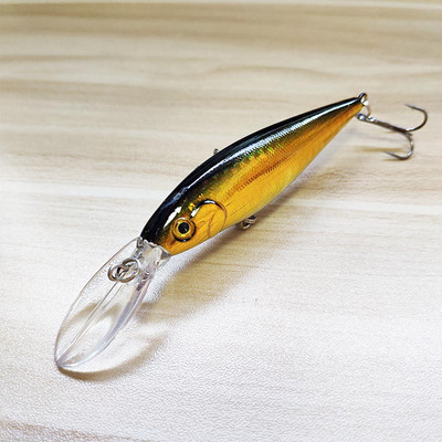 NAUJAS 11 cm 10,5 g kietas masalas Minnow Streak žvejybos masalai Bass Fresh Water Hook Nardymo ešeriai Vobleris Jerkbait