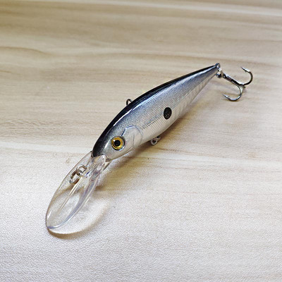 NAUJAS 11 cm 10,5 g kietas masalas Minnow Streak žvejybos masalai Bass Fresh Water Hook Nardymo ešeriai Vobleris Jerkbait