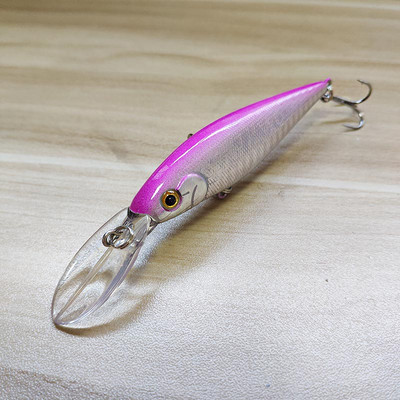 NAUJAS 11 cm 10,5 g kietas masalas Minnow Streak žvejybos masalai Bass Fresh Water Hook Nardymo ešeriai Vobleris Jerkbait