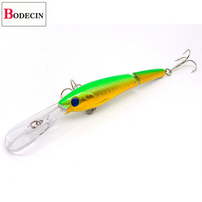 Suur tehissööt / võltssööt kalapüügiks / forelli ujumissööt Jerkbait vobler trollimiseks / haugi bass Hard Minnow kalastustarbed / peibutis meri 1 tk