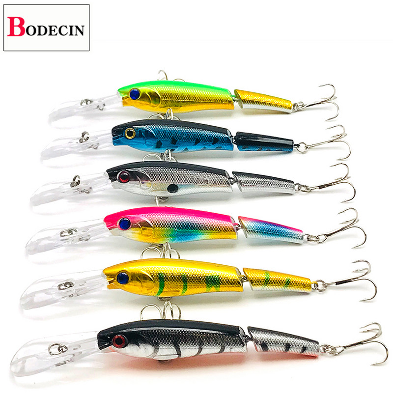 Suur tehissööt / võltssööt kalapüügiks / forelli ujumissööt Jerkbait vobler trollimiseks / haugi bass Hard Minnow kalastustarbed / peibutis meri 1 tk