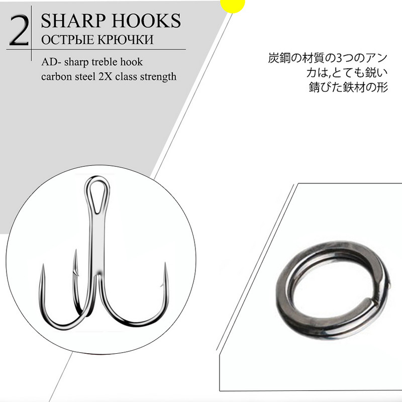 Suur tehissööt / võltssööt kalapüügiks / forelli ujumissööt Jerkbait vobler trollimiseks / haugi bass Hard Minnow kalastustarbed / peibutis meri 1 tk