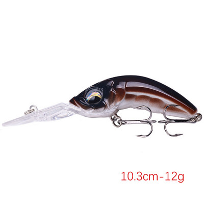 Uus 1 tk 15,5 cm / 16,3 g vobleriga kalapüügi lant Big Crank Bait Minnow Bass trolling Kunstlik sööt haugi karpkala landid kalapüük