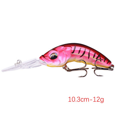 Uus 1 tk 15,5 cm / 16,3 g vobleriga kalapüügi lant Big Crank Bait Minnow Bass trolling Kunstlik sööt haugi karpkala landid kalapüük